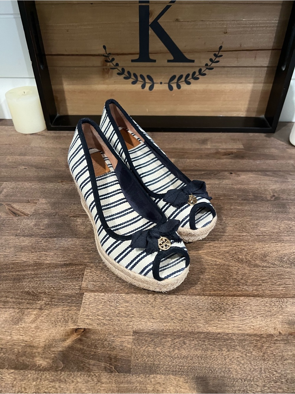 Tory Burch Jackie Espadrille Wedge